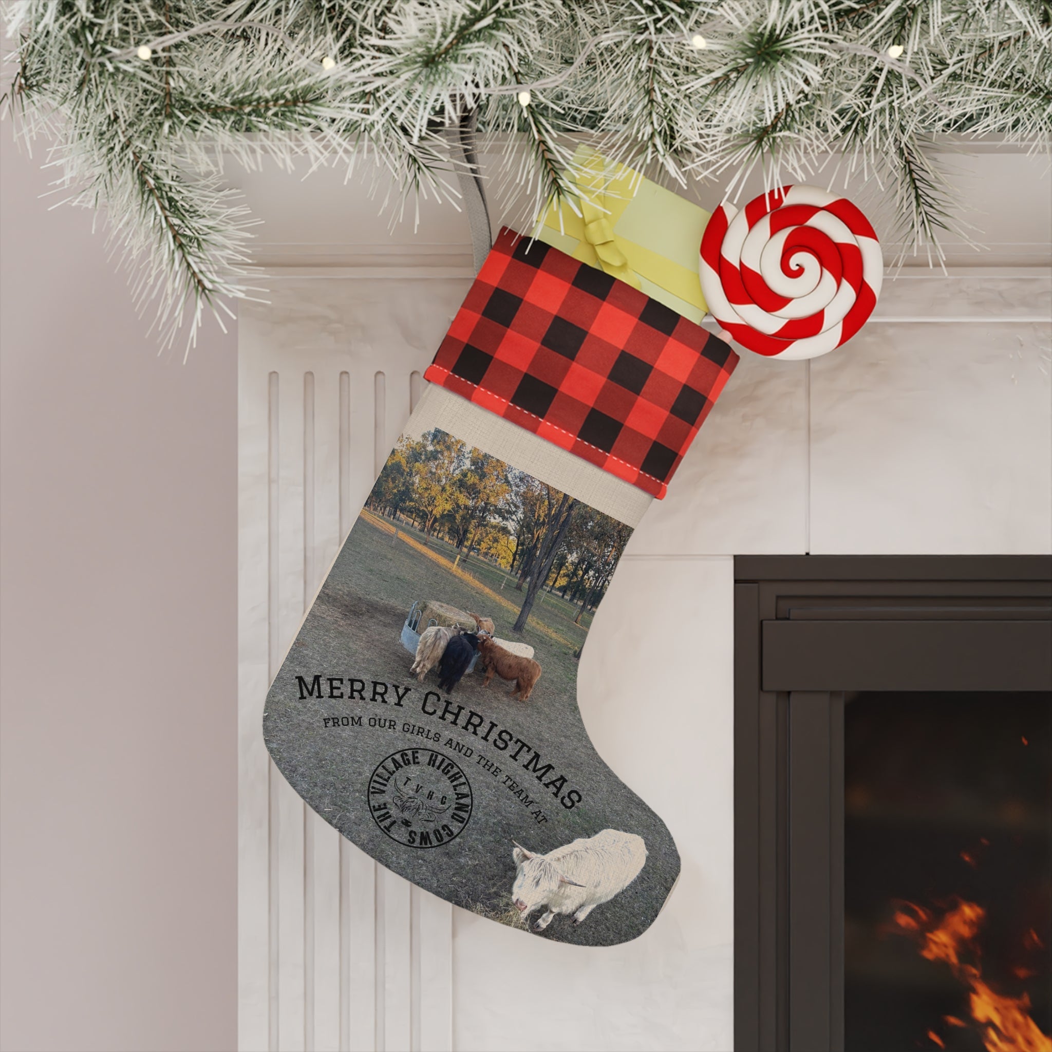 TheVillageHighlandCows Christmas Stocking - TheVillageHighlandsCows