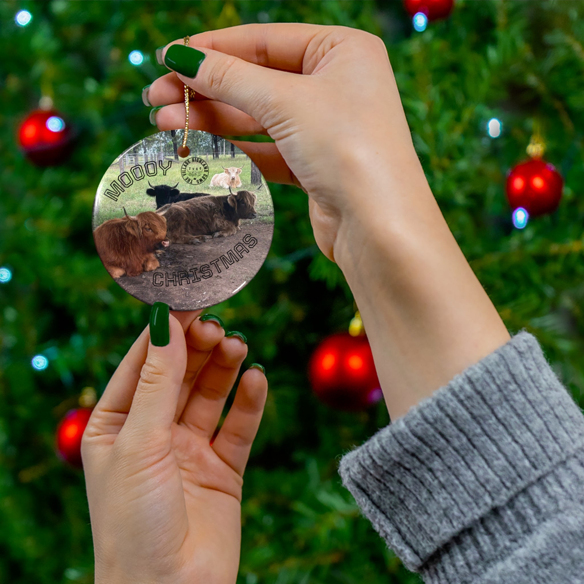 TheVillageHighlandCows Christmas Tree Decorations - TheVillageHighlandsCows