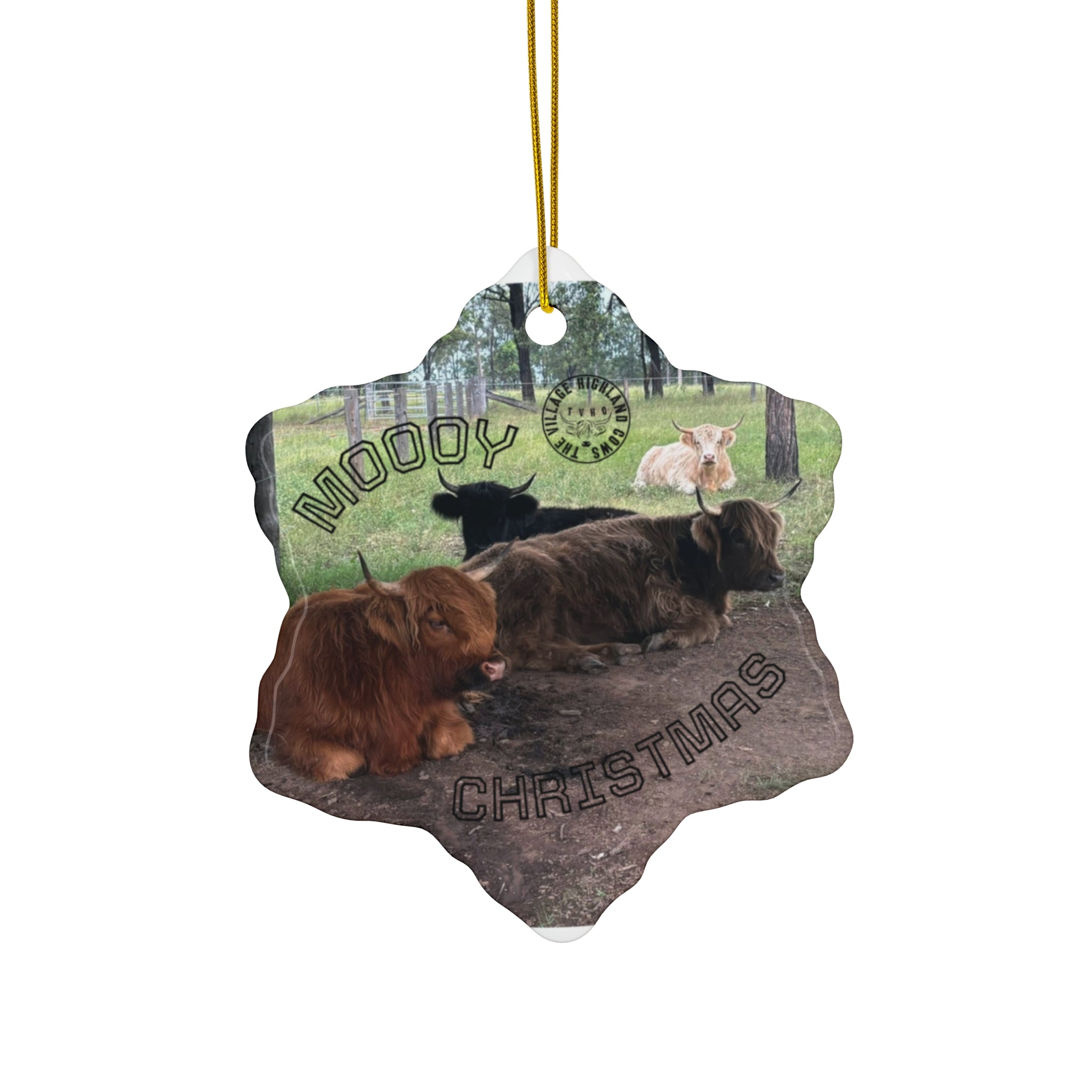 TheVillageHighlandCows Christmas Tree Decorations - TheVillageHighlandsCows