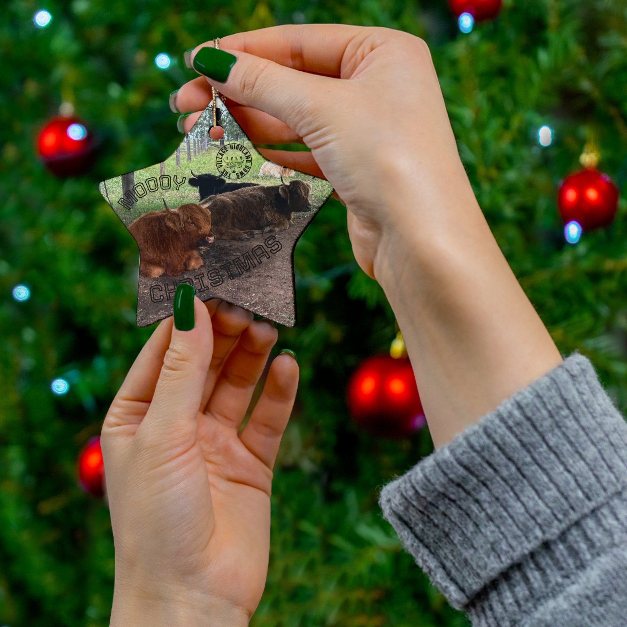 TheVillageHighlandCows Christmas Tree Decorations - TheVillageHighlandsCows