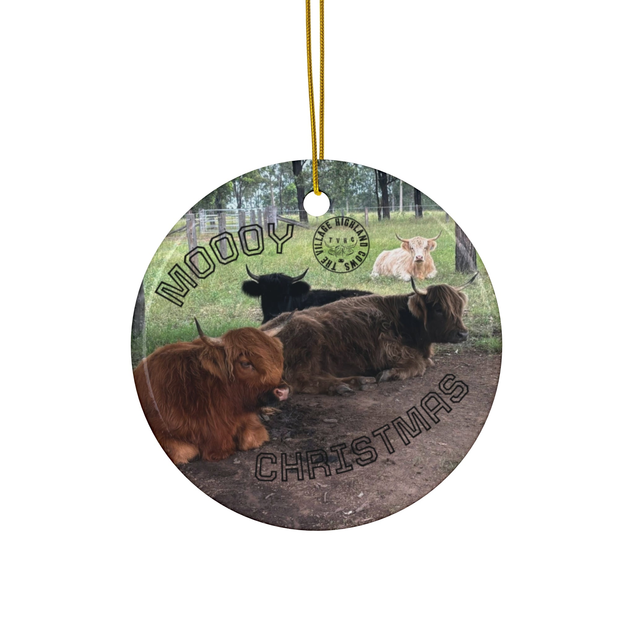 TheVillageHighlandCows Christmas Tree Decorations - TheVillageHighlandsCows